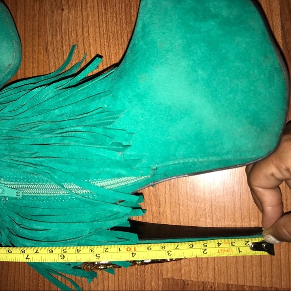 Teal booties! - Picture 5 of 7